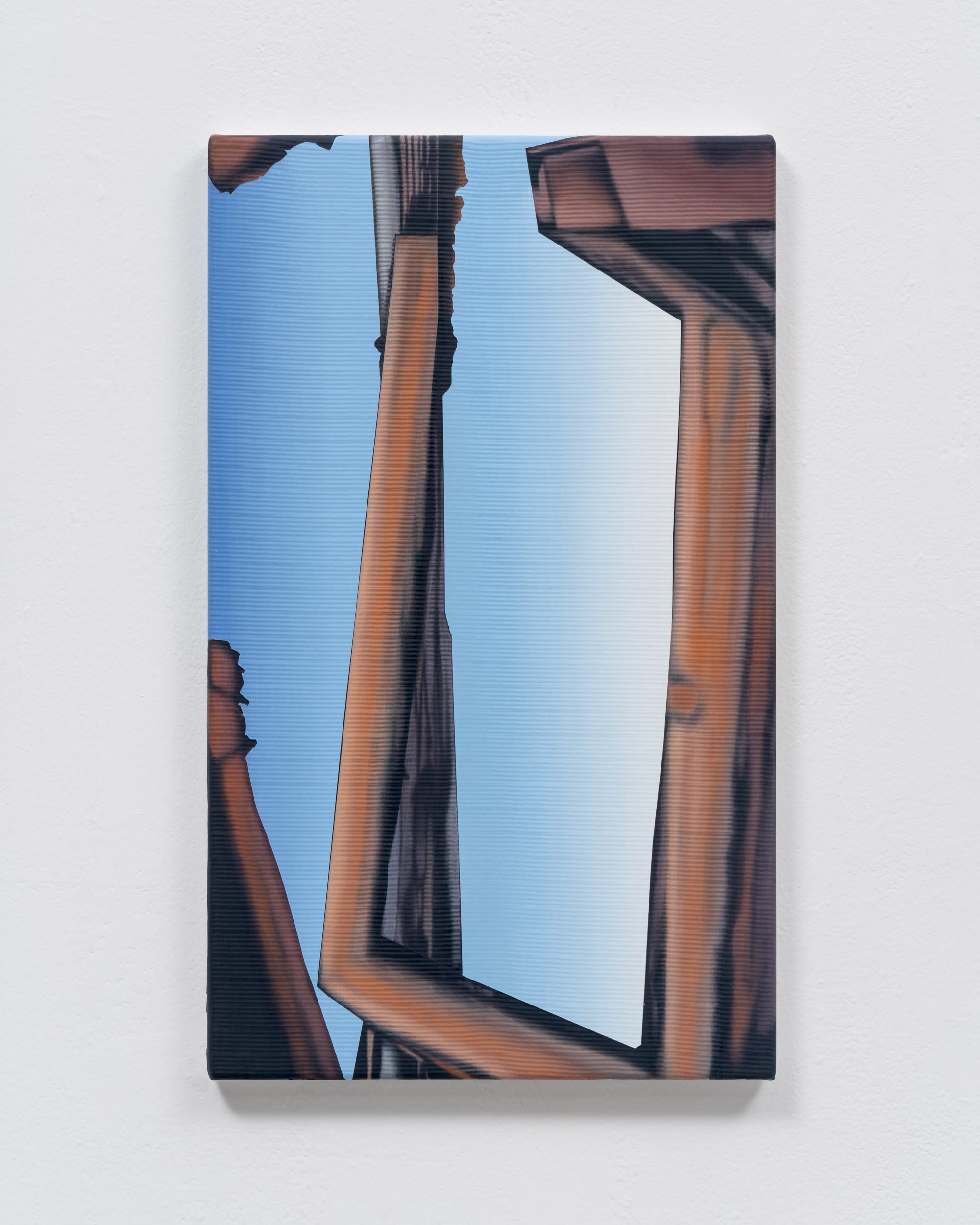 <i>Untitled</i>, 2024. Acrylic on poliester, 19 3-4 x 11 3-4  in (50 x 30 cm)